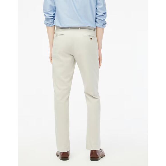 NWT J.Crew Straight Fit Flex Chino Pant In Stone Size 34x30 - Picture 2 of 8